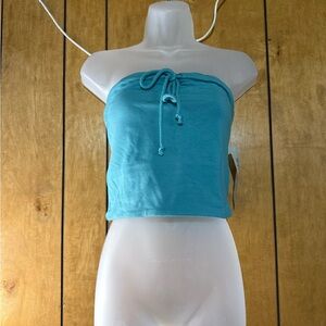 Mono B Teal Sleeveless Top